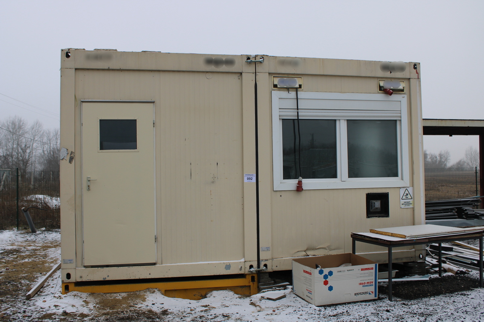 Irodakonténer (dupla)