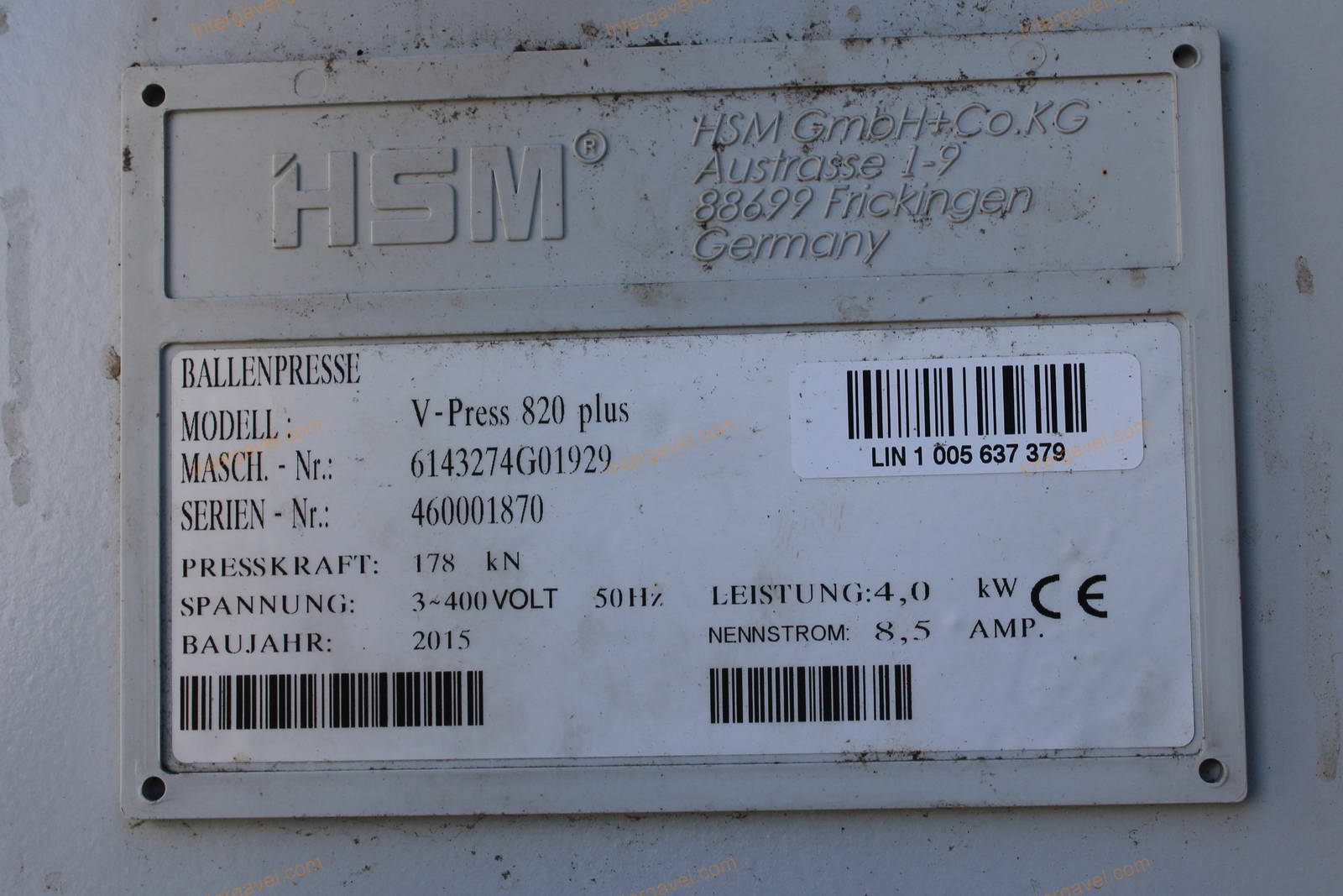 Bálázó - HSM HL 4010 Li, V-Press 820 plus 21