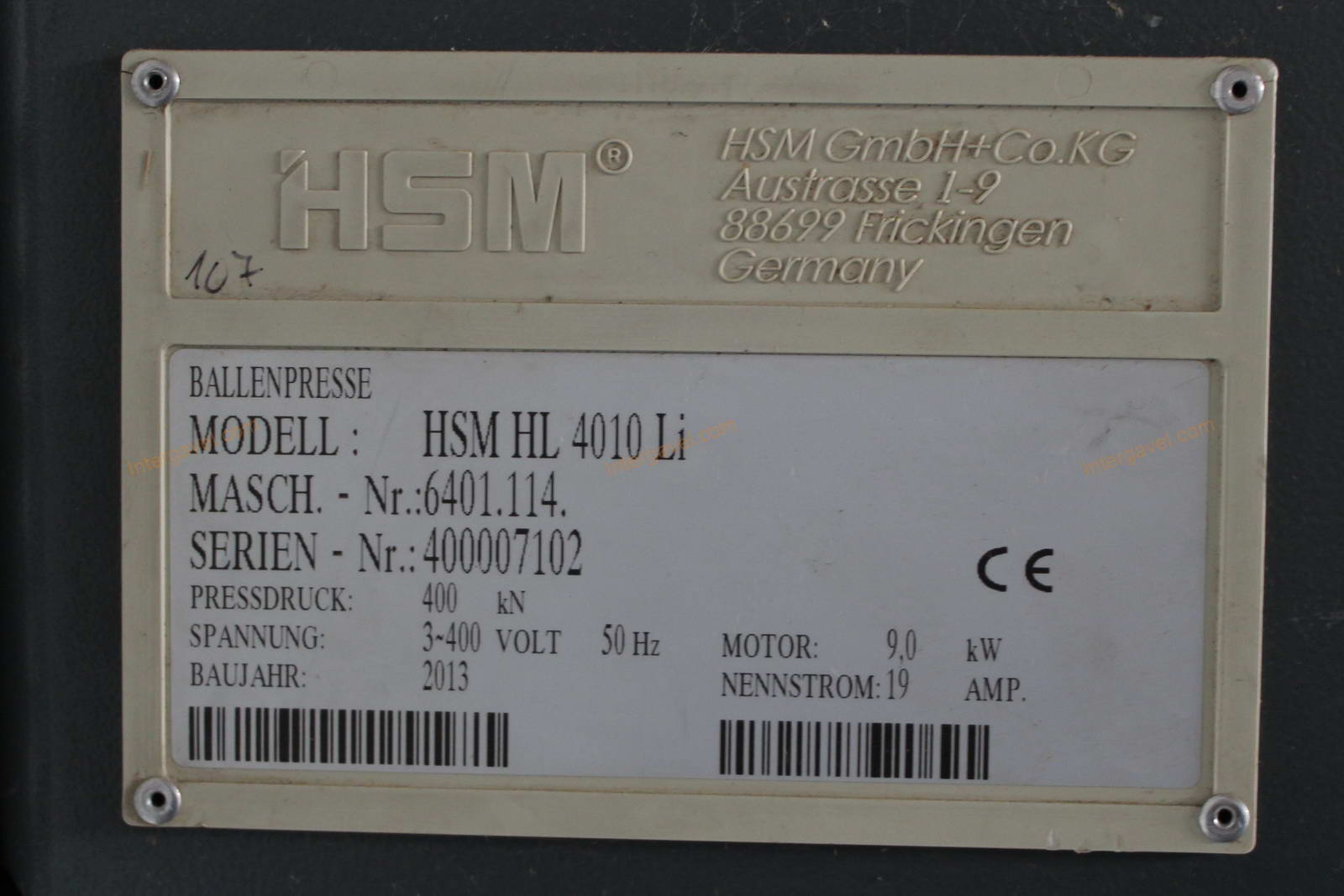 Bálázó - HSM HL 4010 Li, V-Press 820 plus 34