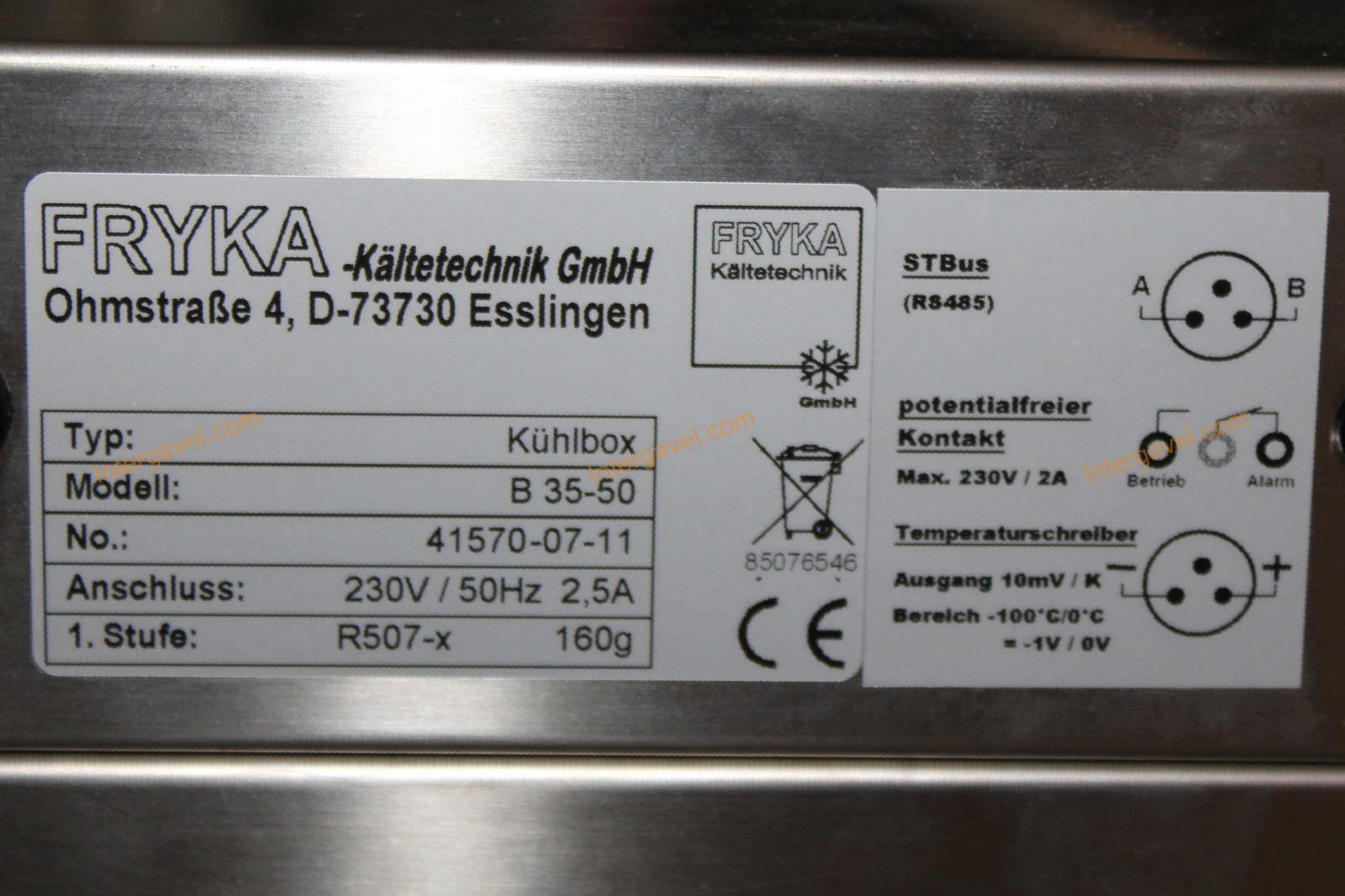 Hűtőszekrény - Fryka, B 35-50 2