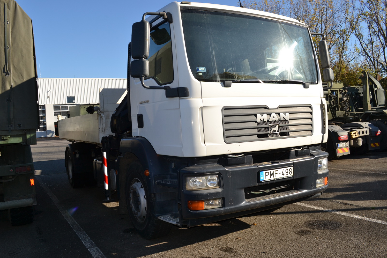 MAN teherautó daruval 2