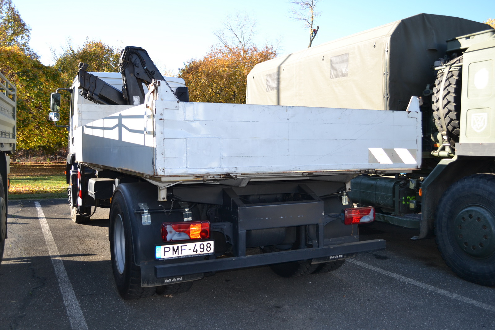 MAN teherautó daruval 4