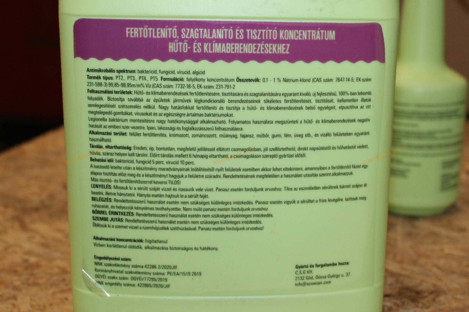 Higén +99 Fertőtlenítő klímaberendezésekhez 4