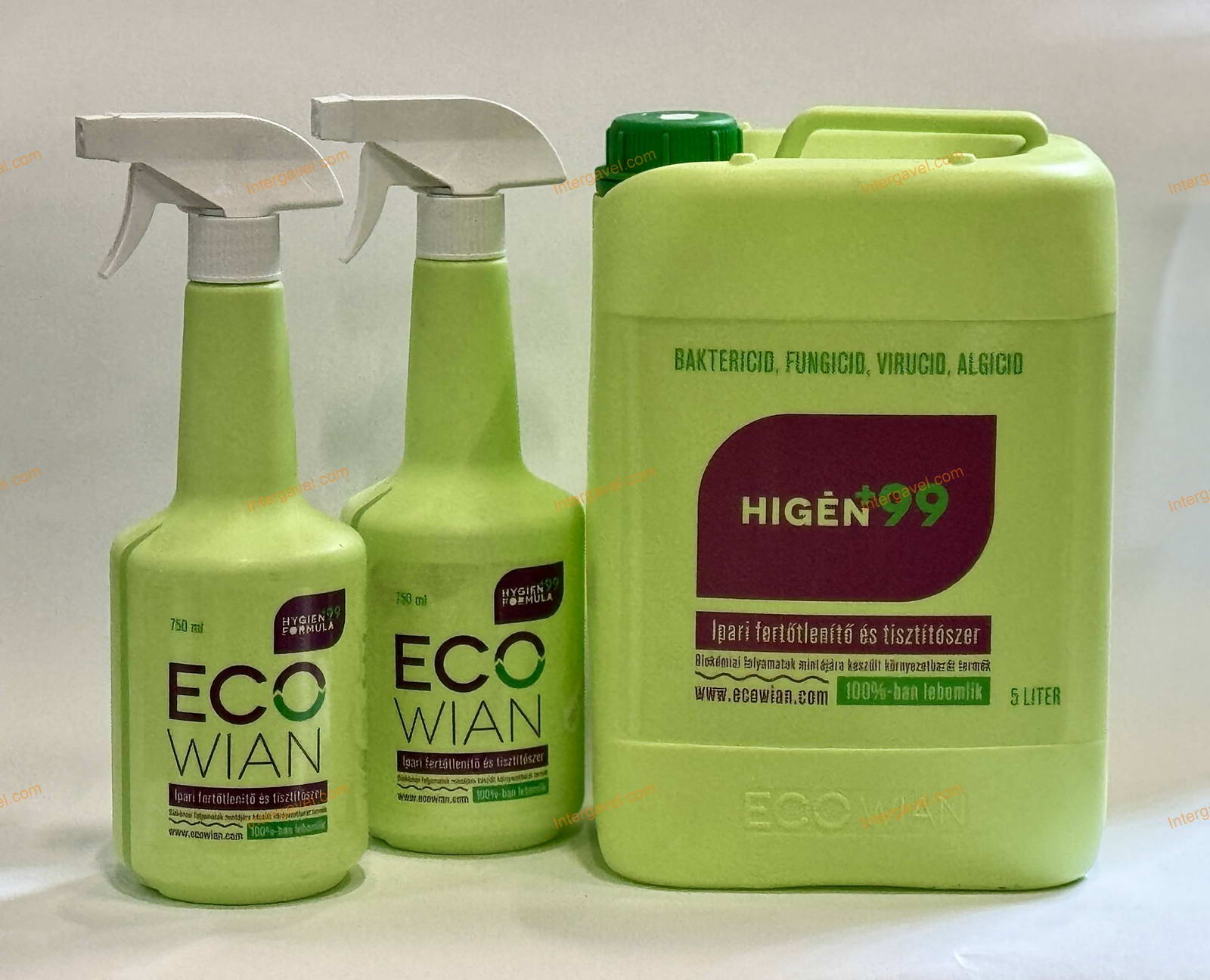 ECO WIAN Higén +99 ipari fertőtlenítő és tisztítószer