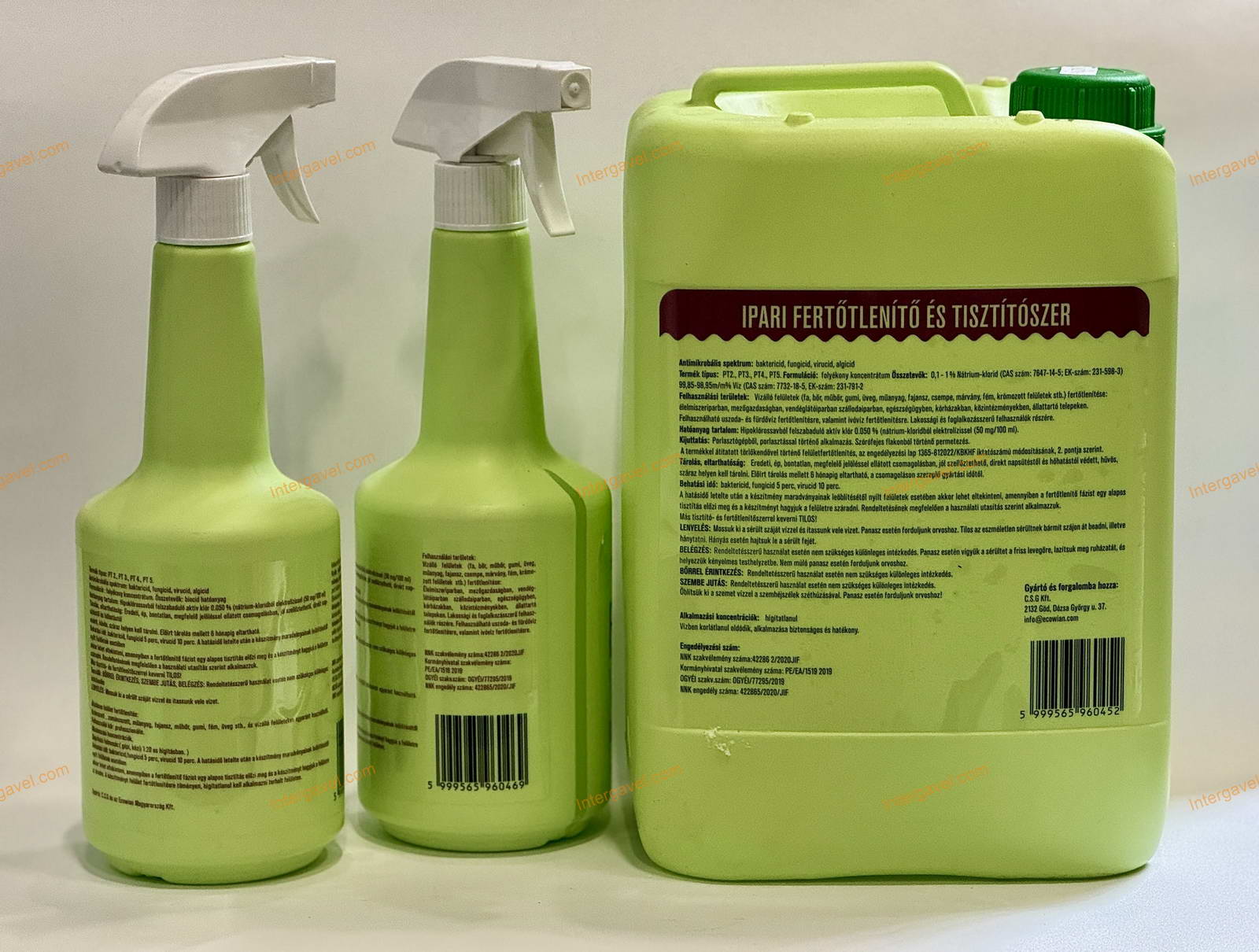 ECO WIAN Higén +99 ipari fertőtlenítő és tisztítószer 2