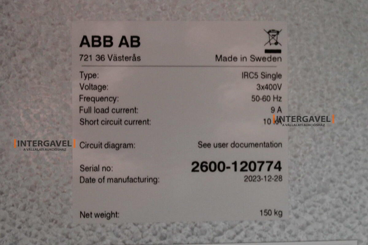 Robot - ABB; IRB 2600 10
