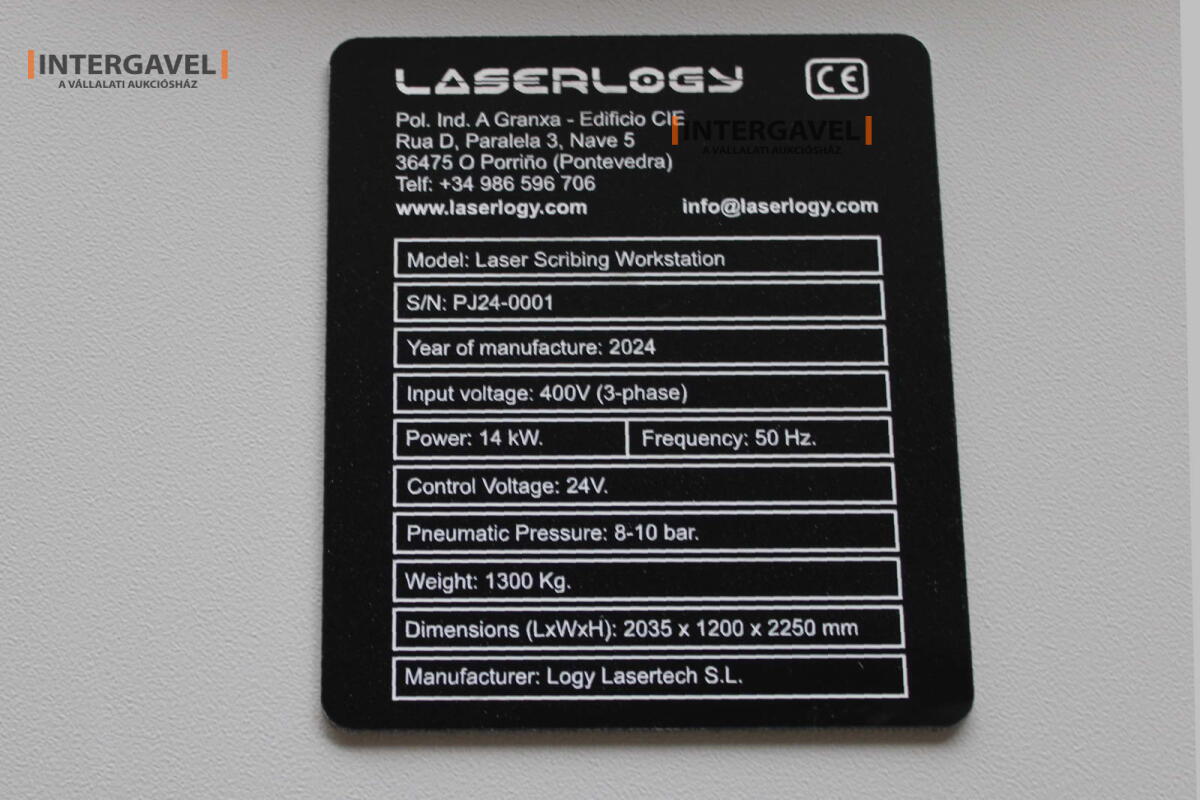 Laser engraving workstation - Laserlogy 3