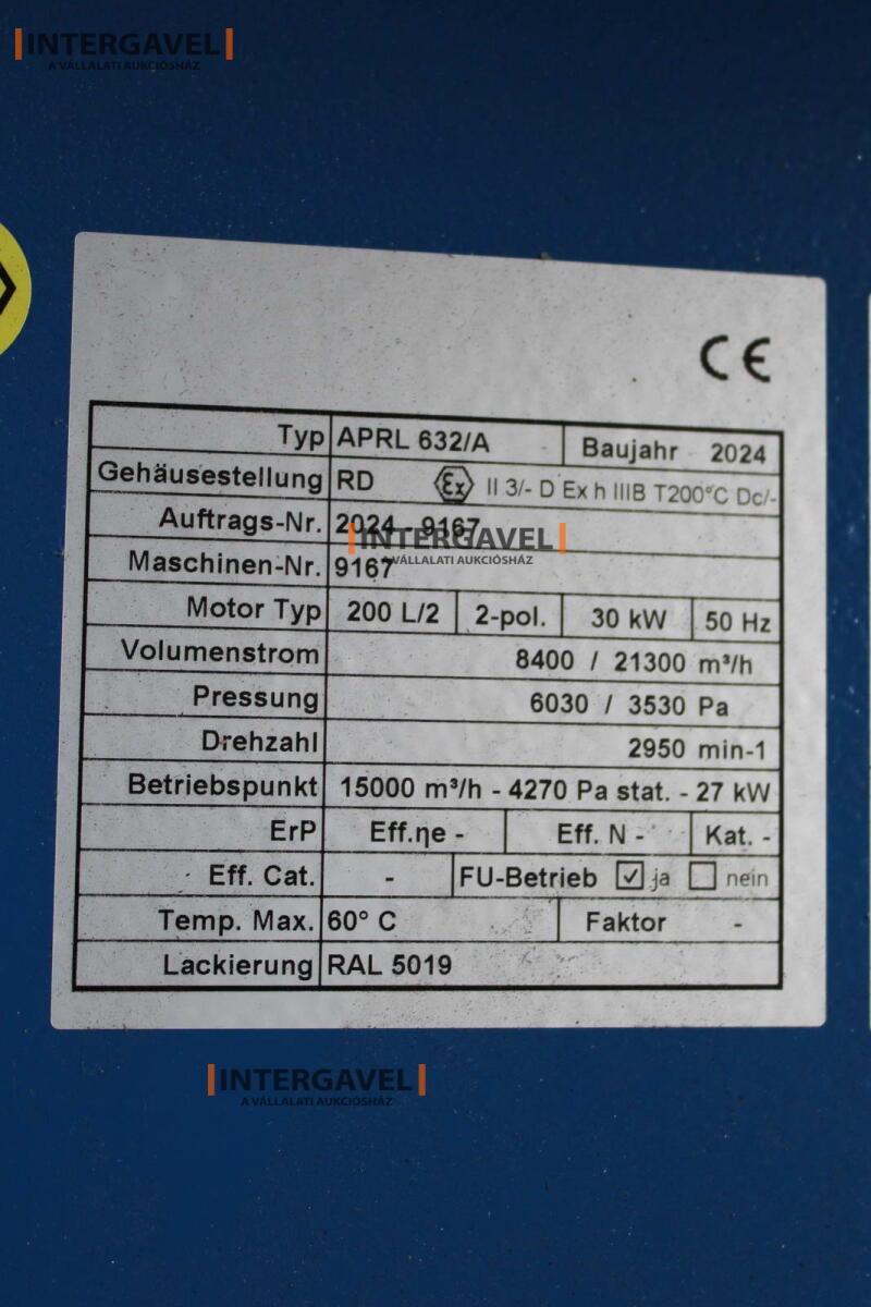 Exhaust unit - Donaldson, DFE5-60-V 6