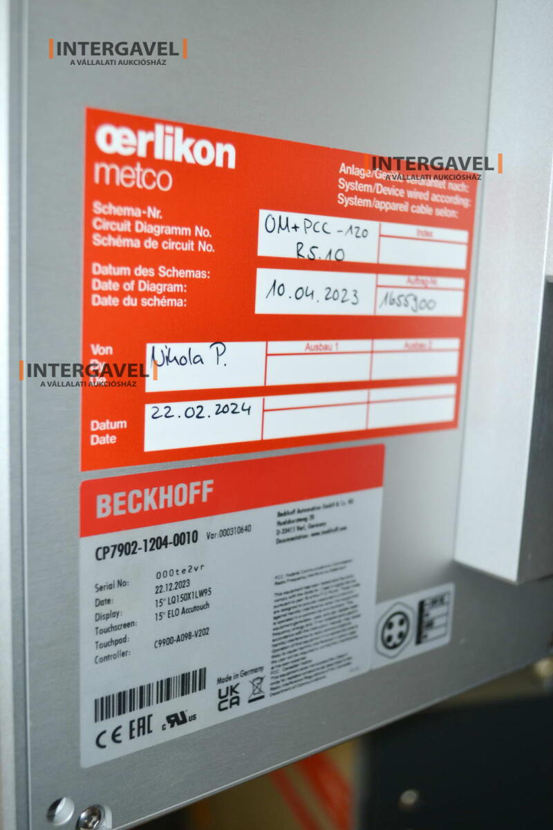 Plasma spraying equipment 12