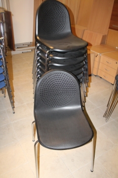 Fekete szék (műanyag)