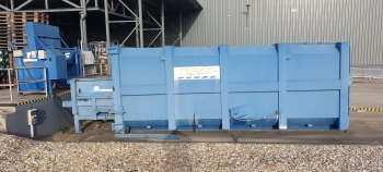 Compactor press and container