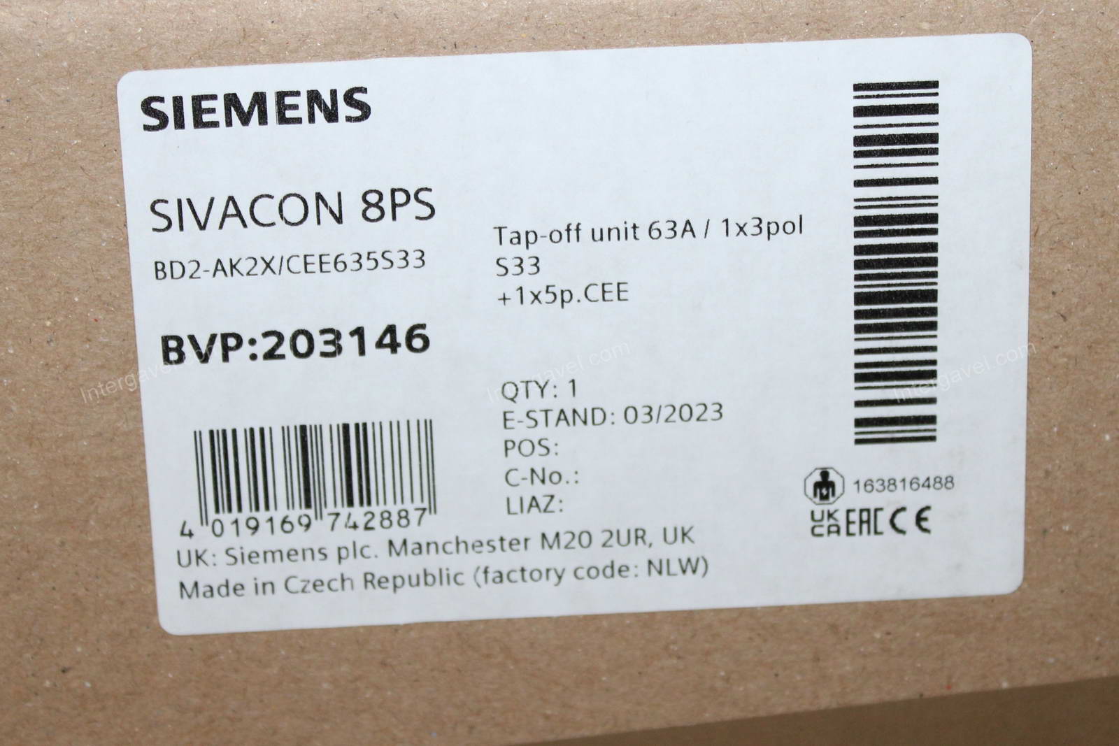 Siemens síncsatorna elemek és egyéb alkatrészek