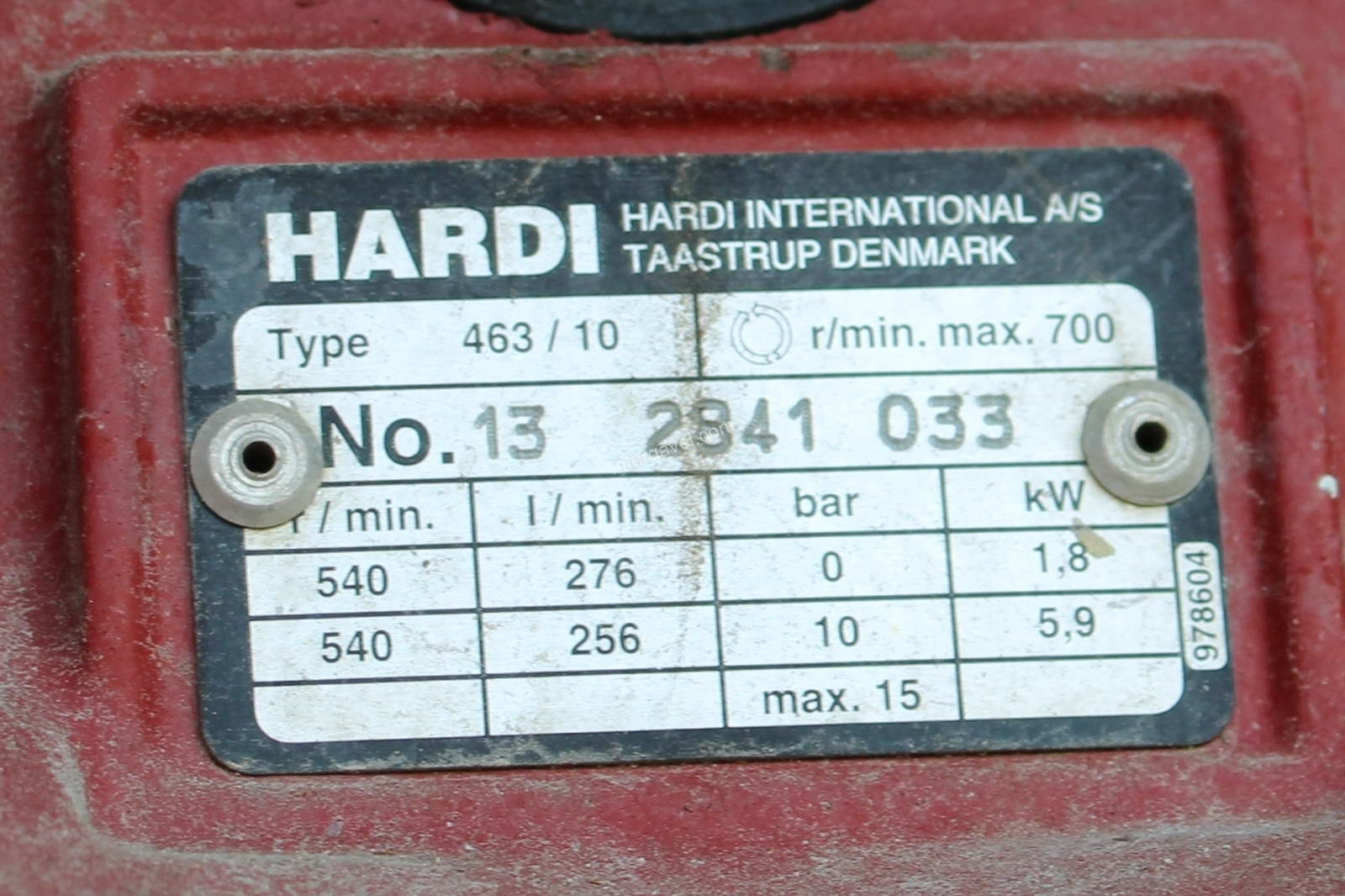 Önjáró permetező - Hardi, Alpha 3500