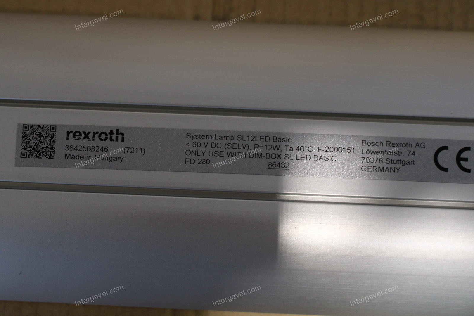 Rendszerlámpa - Rexroth, SL 12 LED Basic, DIM boksz és kábelek