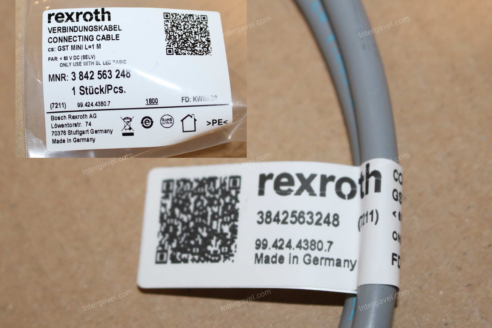 Rendszerlámpa - Rexroth, SL 12 LED Basic, DIM boksz és kábelek