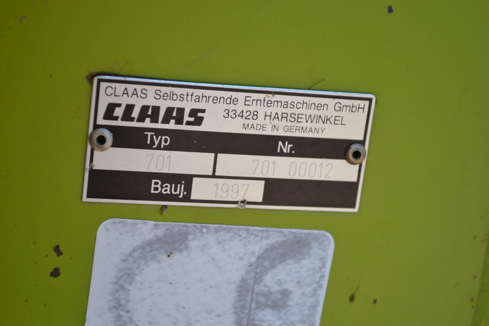 Claas Mega 208
