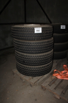 Truck with rubber rims