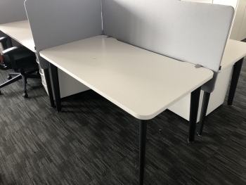 Písací stôl (biely-1400mm)
