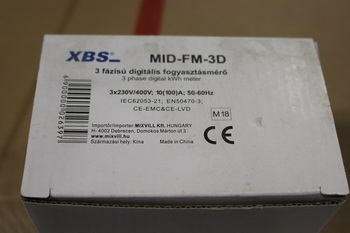 Digitális fogyasztásmérő (XBS-MID-Fm-3D )